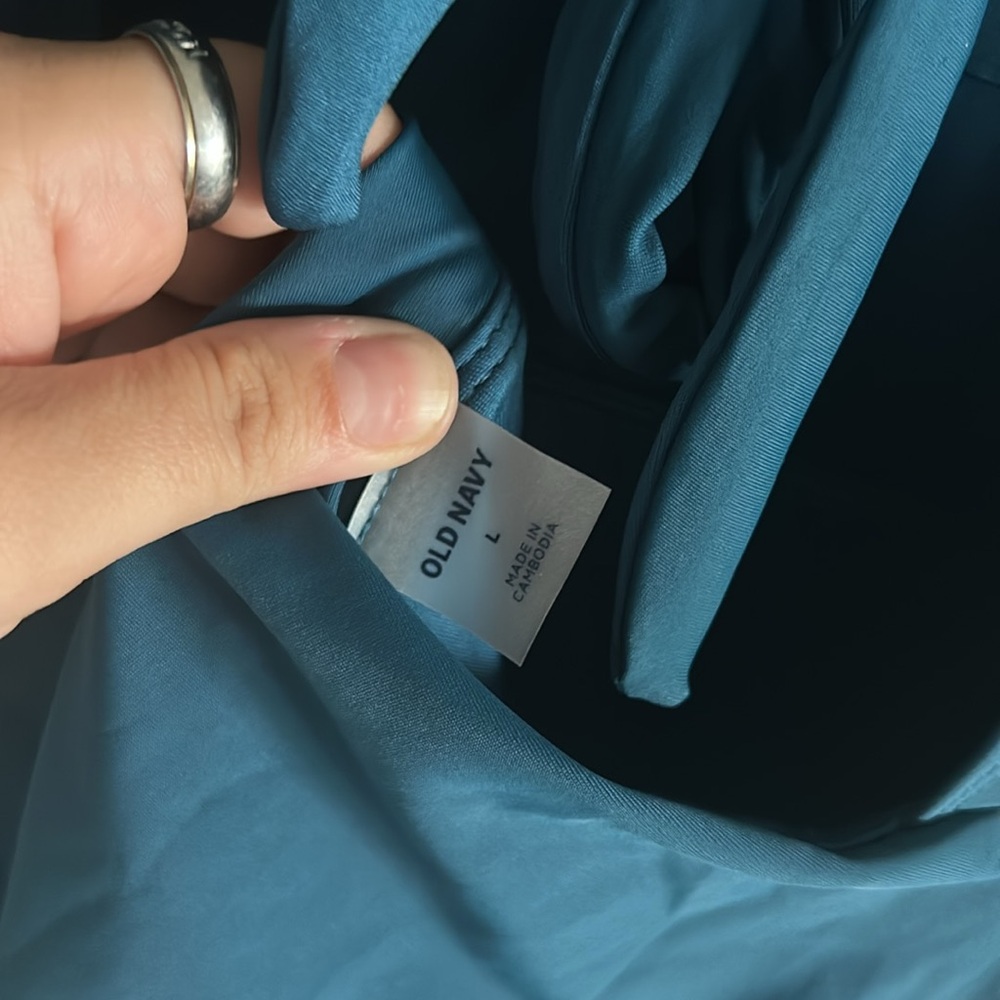 Old Navy Teal Mini swim Dress - Picture 2 of 5